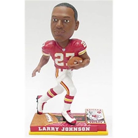 CISCO INDEPENDENT Kansas City Chiefs Larry Johnson Forever Collectibles On Field Bobblehead 8132963873